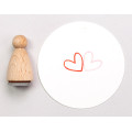 Stempel Hjerte Outline Liten