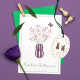Stempel Tre Blomster Mini