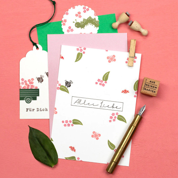 Stempel Tre Blomster Mini