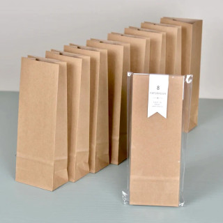 Gavepose 8pk ∙ 8*22cm ∙ KRAFT