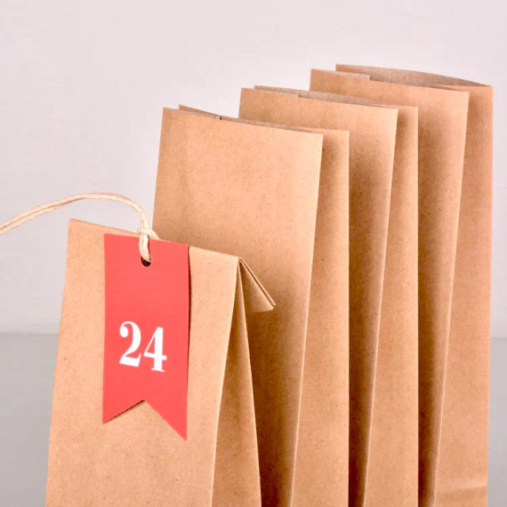 Gavepose 8pk ∙ 8*22cm ∙ KRAFT
