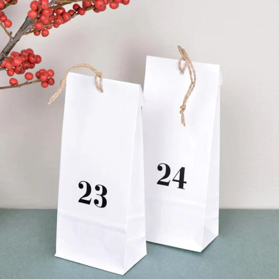 Gavepose 8pk ∙ 8*22cm ∙ HVIT