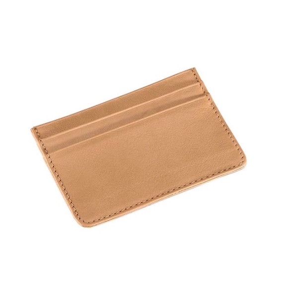 Kortmappe Skinn Camel