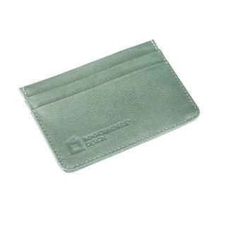 Kortmappe Skinn Dusty Green