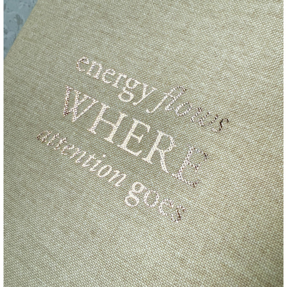 Notatbok "Energy Flows" Frostgrønn A5