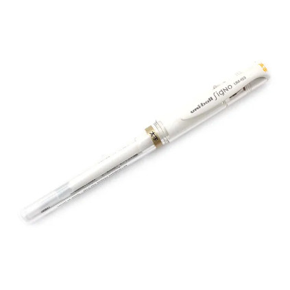 Gel-penn Signo Hvit - 1,00mm