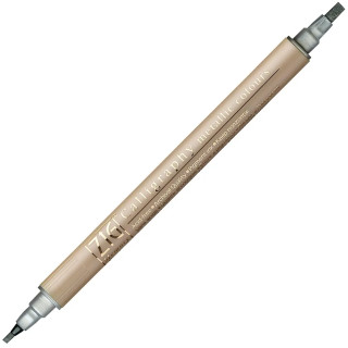 Kalligrafitusj Metallic Sølv - To bredder