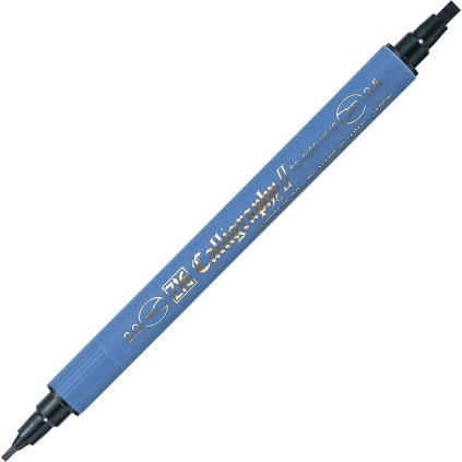Kalligrafitusj Sort - To bredder
