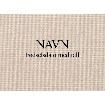 Personlig preg Barneperm