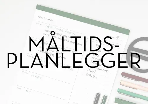 MÅLTIDSPLANLEGGER