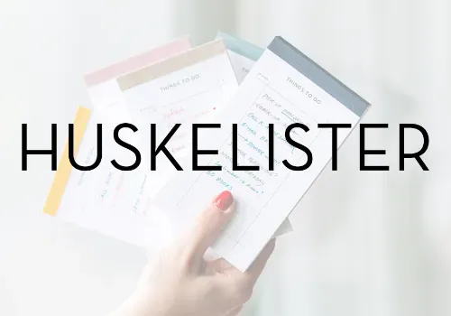 HUSKELISTER