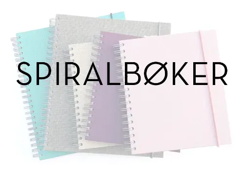 NOTATBØKER MED SPIRAL
