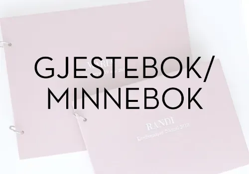 GJESTEBOK TIL KONFIRMASJON