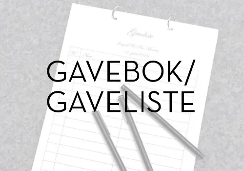 GAVEBOK TIL KONFIRMASJON
