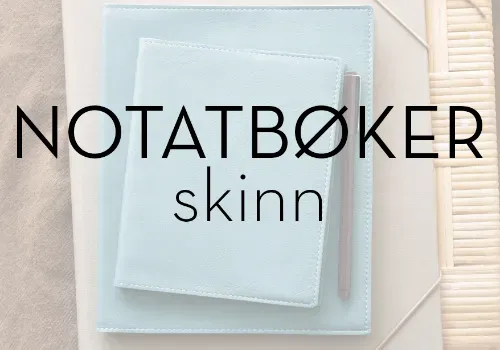 NOTATBØKER SKINN