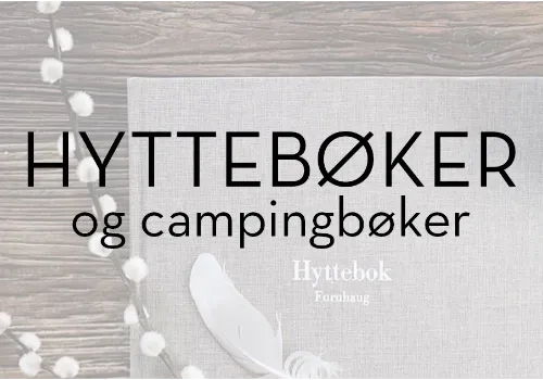 HYTTEBØKER & CAMPINGBØKER