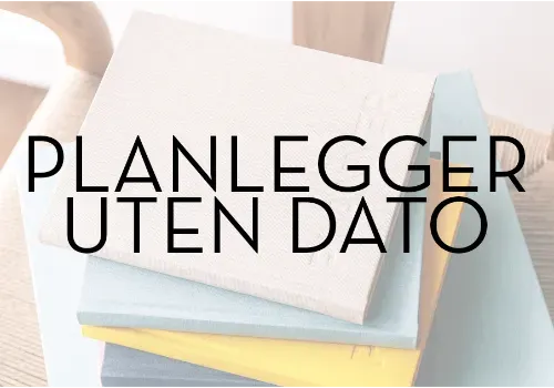 UDATERT PLANLEGGER