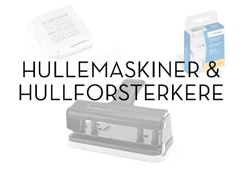 HULLEMASKINER OG HULLFORSTERKERE
